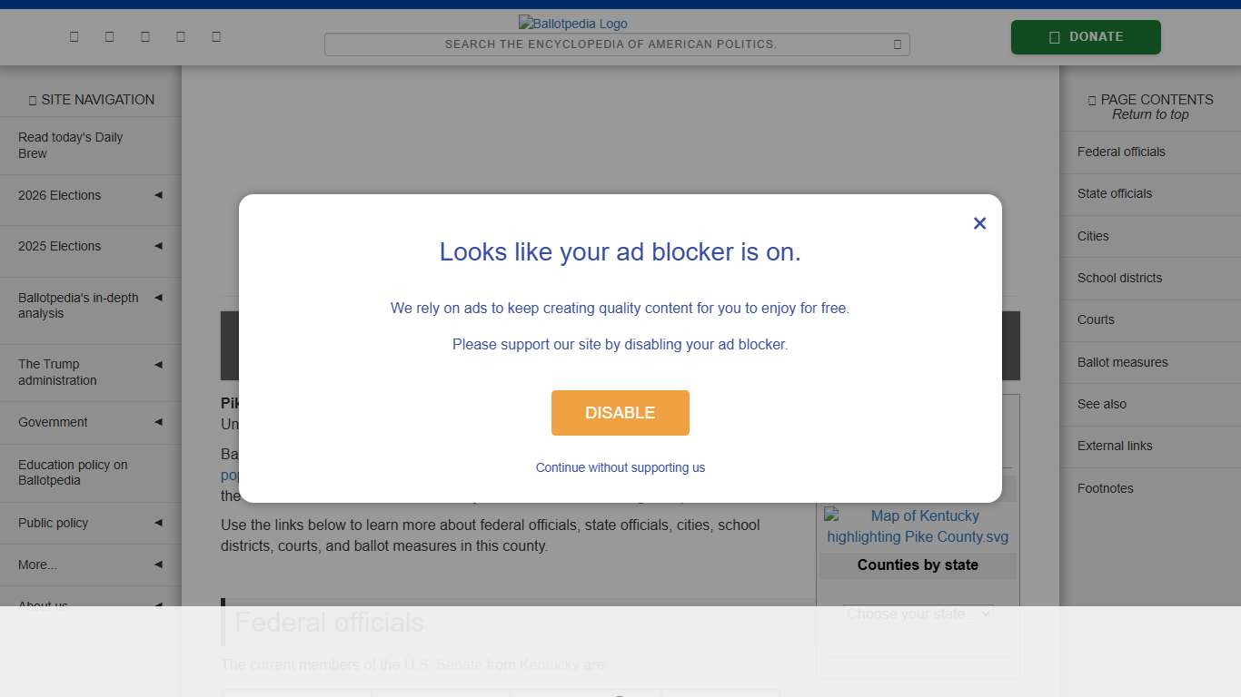 Pike County, Kentucky - Ballotpedia